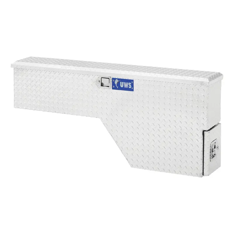 Uws Bright Aluminum Wheel Well Toolbox – Driver-Side Mount, 55" Length (Fw-55-Ds-D) 1