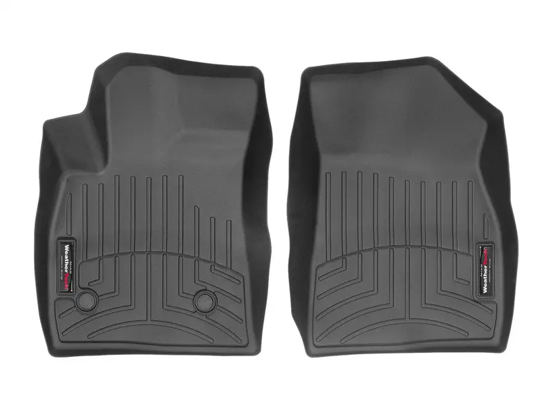 Weathertech 4416171 Digitalfit Floorliner – Precision-Cut Black Front Interior Mat 1