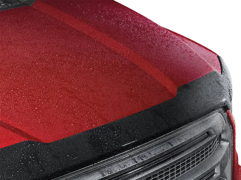 Weathertech Low-Profile Aerodynamic Hood Protector – Dark Smoke Finish (Model 55202) 1