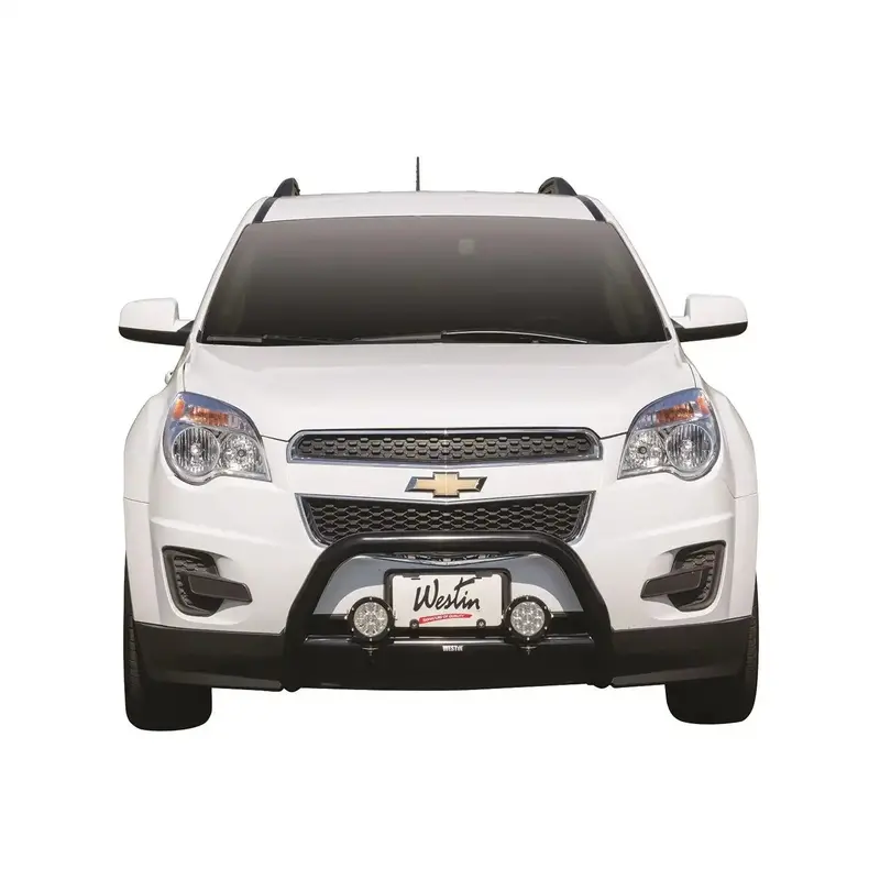 Westin 32-21025 Contour Safari Bull Bar – 2.5-Inch Black Powder-Coated Steel With Mounting Kit 1